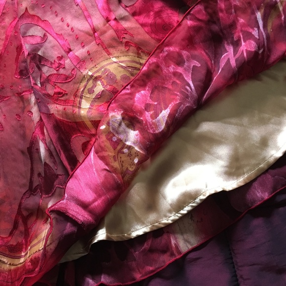 Red/Gold Coldwater Creek Skirt (NWT) - Picture 5 of 5